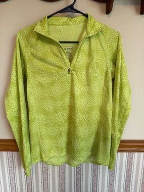L.L.Bean Women's Quarter Zip Performance Top, ItemID: 288016 Women’s Small